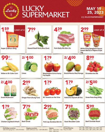 Lucky Supermarket (Winnipeg) Flyer May 19 to 25