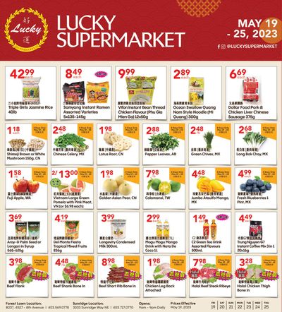 Lucky Supermarket (Calgary) Flyer May 19 to 25