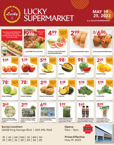 Lucky Supermarket (Surrey) Flyer May 19 to 25