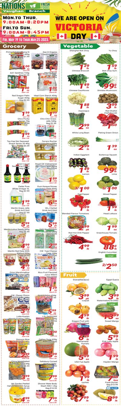 Nations Fresh Foods (Vaughan) Flyer May 19 to 25