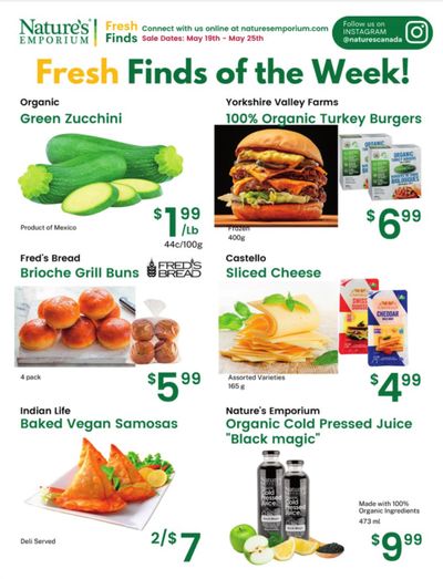 Nature's Emporium Weekly Flyer May 19 to 25