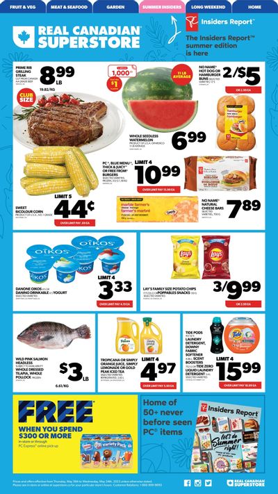 Real Canadian Superstore (West) Flyer May 18 to 24