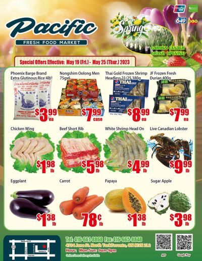 Pacific Fresh Food Market (North York) Flyer May 19 to 25