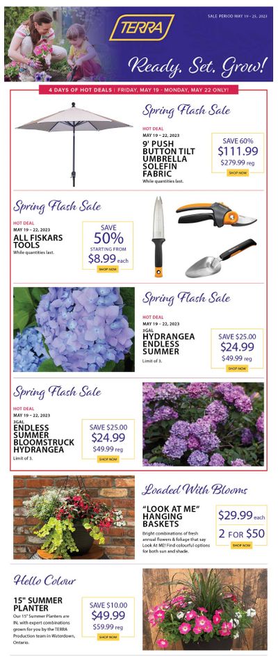 Terra Greenhouses Flyer May 19 to 25