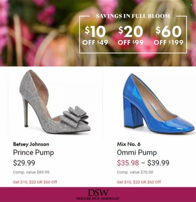 DSW Weekly Ad Flyer Specials May 11 to May 25, 2023