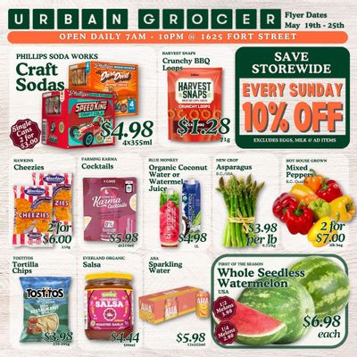 Urban Grocer Flyer May 19 to 25
