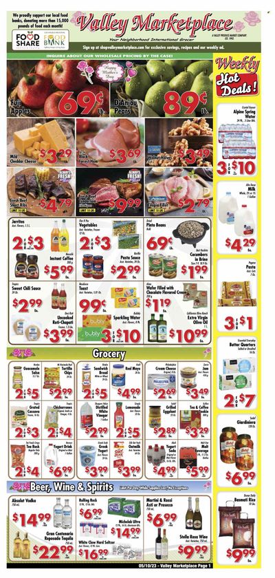 Valley Marketplace (CA) Weekly Ad Flyer Specials May 10 to May 16, 2023