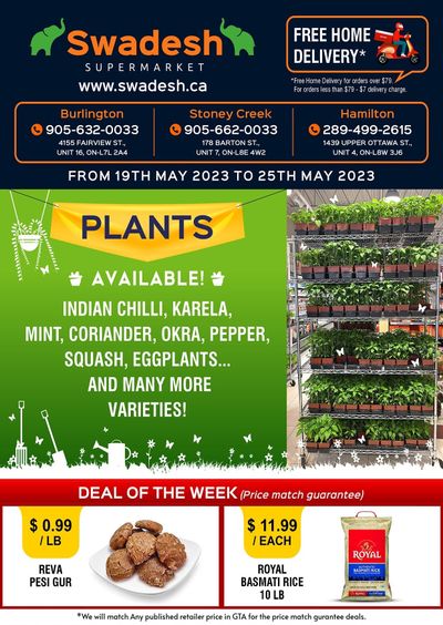 Swadesh Supermarket Flyer May 19 to 25