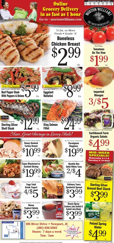 Morton Williams (NJ) Weekly Ad Flyer Specials May 12 to May 18, 2023