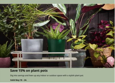 IKEA Canada Sale: Save 20% off Appliances + 15% Off Pots & Plants