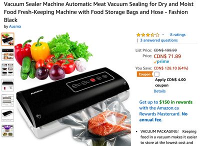 Amazon Canada Deals: Save 66% on Vacuum Sealer Machine + 30% on Glass Cordless Electric Kettle+ 61% on Ranger Rob Deluxe Plush + More Deals
