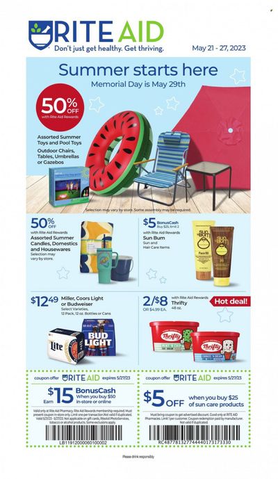 RITE AID Weekly Ad Flyer Specials May 21 to May 27, 2023