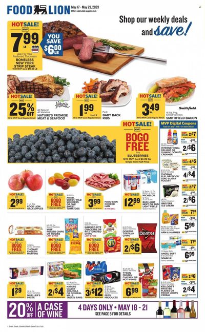 Food Lion (NC) Weekly Ad Flyer Specials May 17 to May 23, 2023