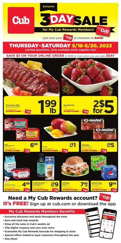 Cub Foods (MN) Weekly Ad Flyer Specials May 18 to May 20, 2023
