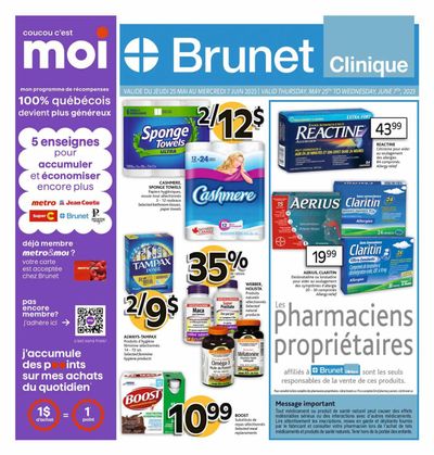 Brunet Clinique Flyer May 25 to June 7