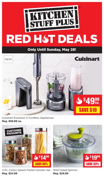 Kitchen Stuff Plus Red Hot Deals Flyer May 23 to 28
