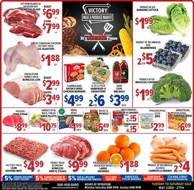 Victory Meat Market Flyer May 23 to 27