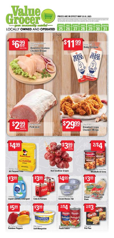 Value Grocer Flyer May 25 to 31