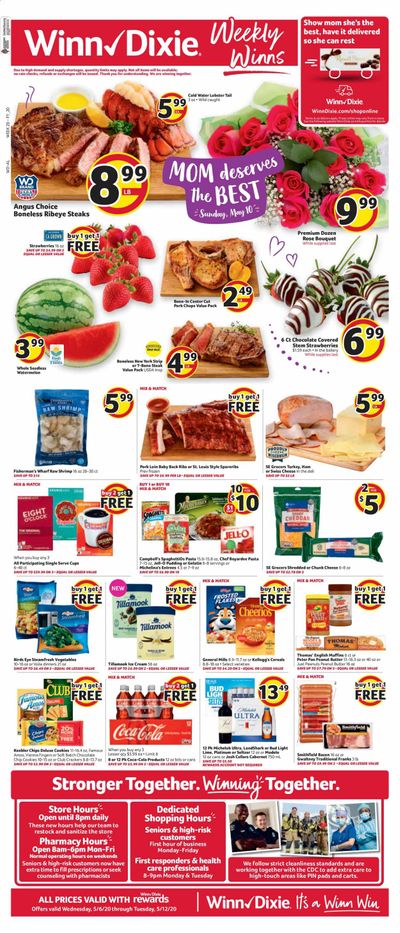 Winn Dixie Weekly Ad & Flyer May 6 to 12