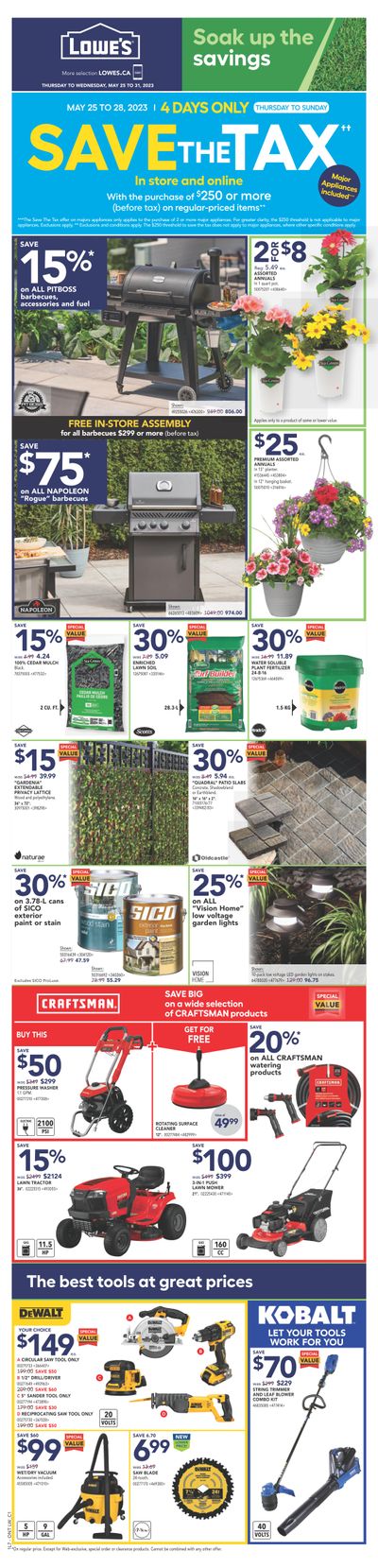 Lowe's (ON) Flyer May 25 to 31