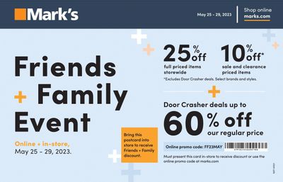 Mark's Flyer May 25 to 29