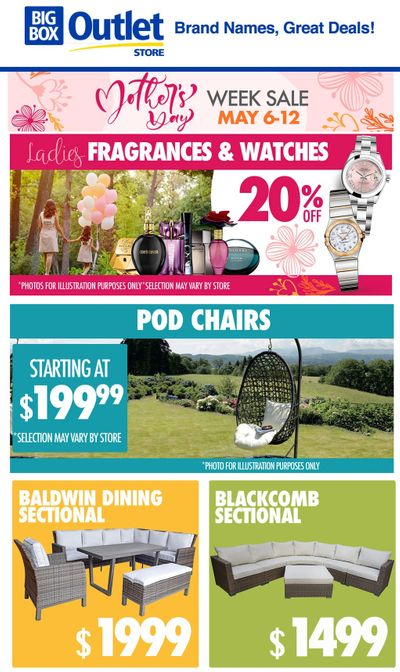 Big Box Outlet Store Flyer May 6 to 12