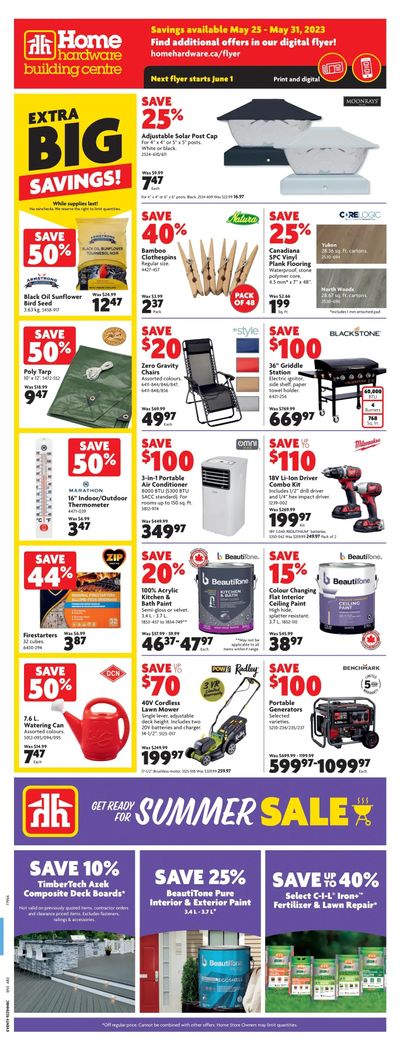 Home Hardware Building Centre (AB) Flyer May 25 to 31