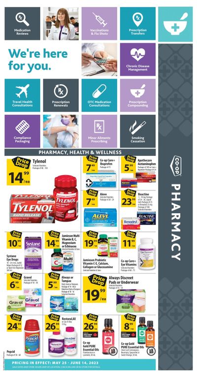 Co-op (West) Pharmacy Flyer May 25 to June 14