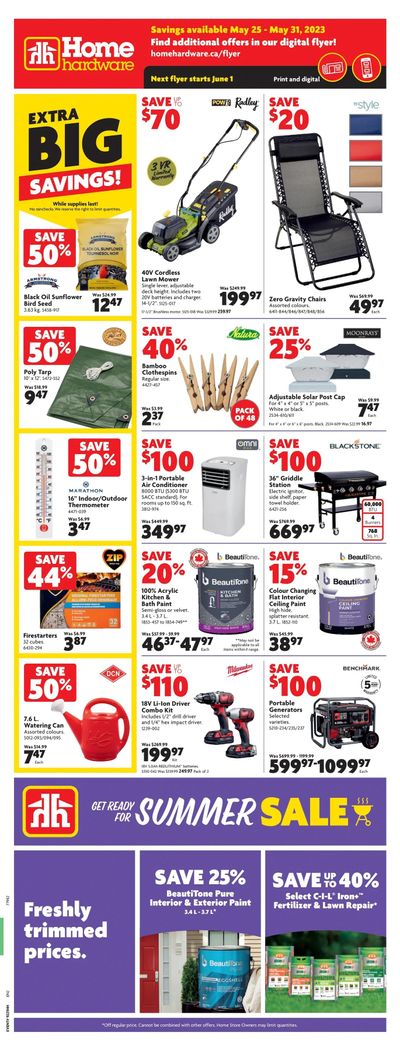 Home hardware (Atlantic) Flyer May 25 to 31