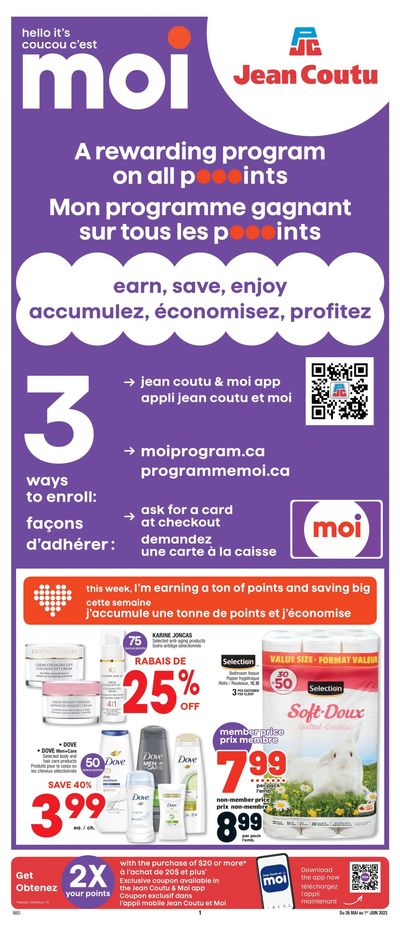 Jean Coutu (NB) Flyer May 26 to June 1