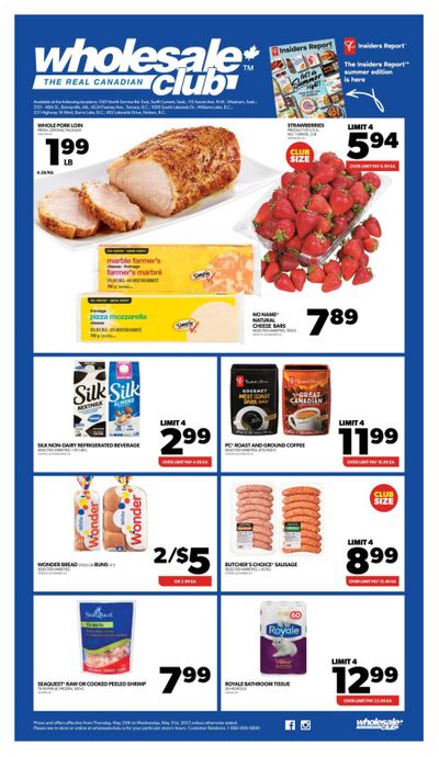 Real Canadian Wholesale Club Flyer May 25 to 31