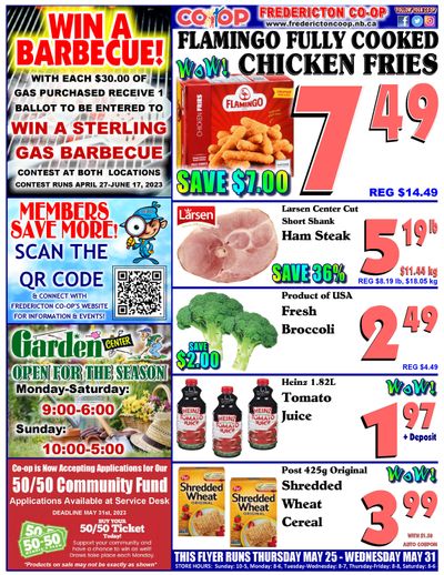 Fredericton Co-op Flyer May 25 to 31