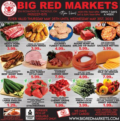 Big Red Markets Flyer May 25 to 31