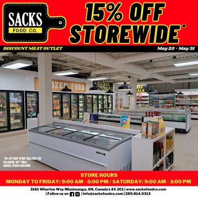 Sacks Food Co. Flyer May 25 to 31