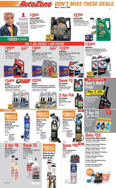 Autozone Weekly Ad & Flyer May 5 to June 1