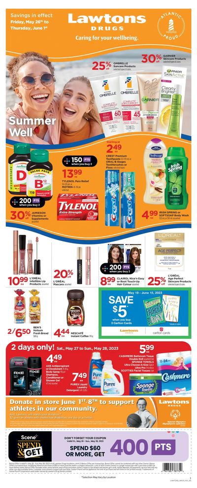 Lawtons Drugs Flyer May 26 to June 1