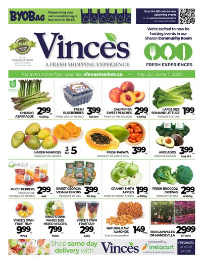 Vince's Market Flyer May 25 to June 7