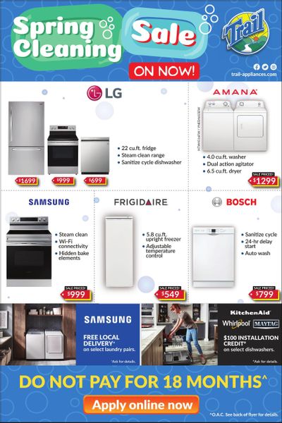 Trail Appliances (AB & SK) Flyer May 25 to 31