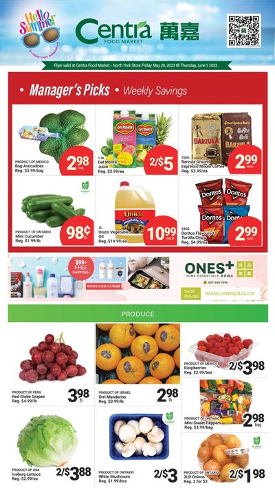 Centra Foods (North York) Flyer May 26 to June 1