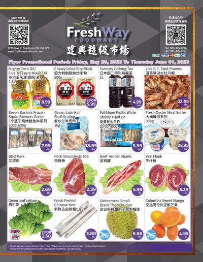 FreshWay Foodmart Flyer May 26 to June 1