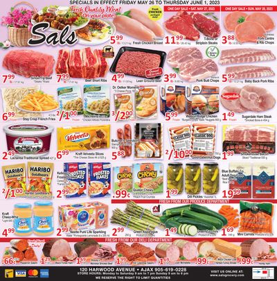 Sal's Grocery Flyer May 26 to June 1
