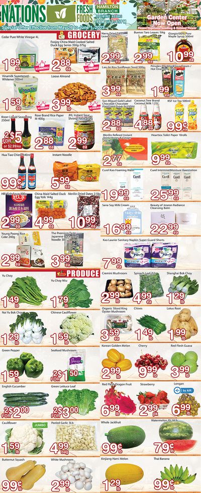 Nations Fresh Foods (Hamilton) Flyer May 26 to June 1