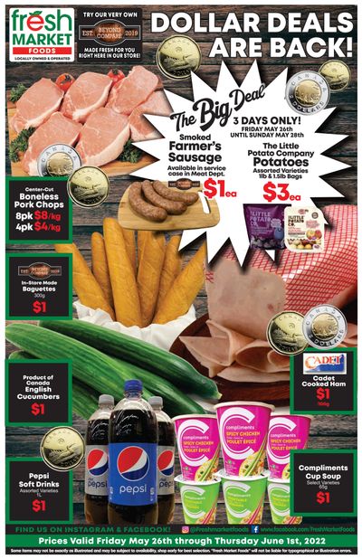 Fresh Market Foods Flyer May 26 to June 1
