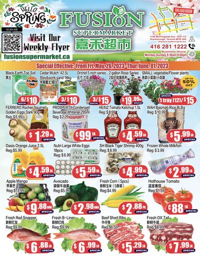Fusion Supermarket Flyer May 26 to June 1