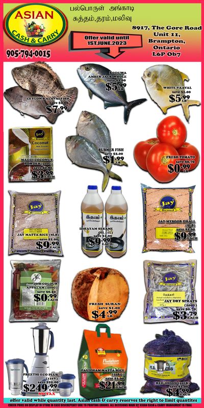Asian Cash & Carry Flyer May 26 to June 1