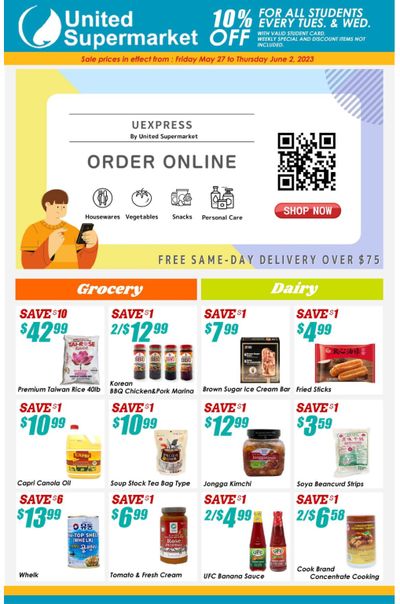 United Supermarket Flyer May 26 to June 1