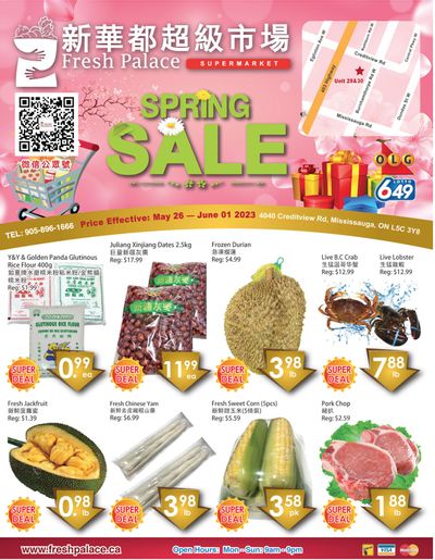 Fresh Palace Supermarket Flyer May 26 to June 1