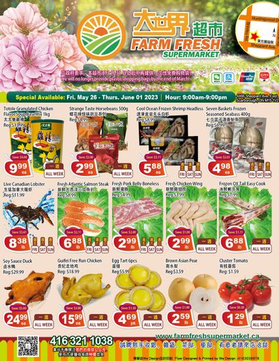 Farm Fresh Supermarket Flyer May 26 to June 1
