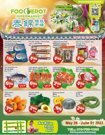 Food Depot Supermarket Flyer May 26 to June 1
