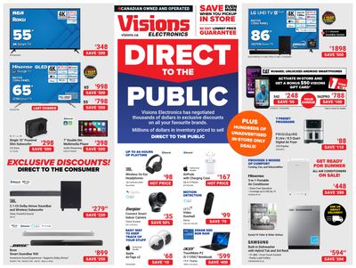 Visions Electronics Flyer May 26 to June 1